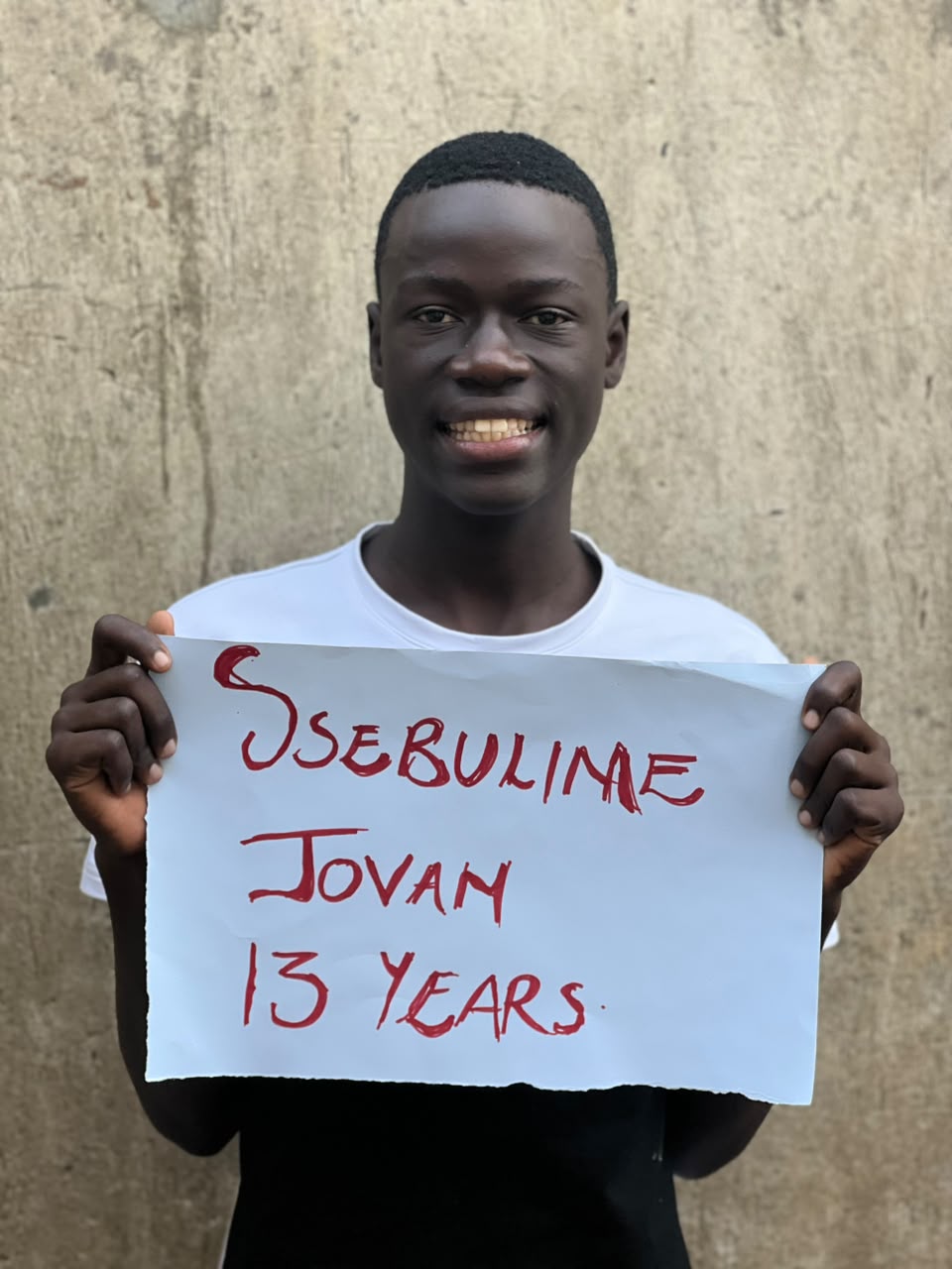 Ssebulime Jovan, one of our children